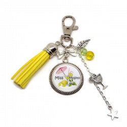 Porte clés ou bijou de sac "Miss mojito"