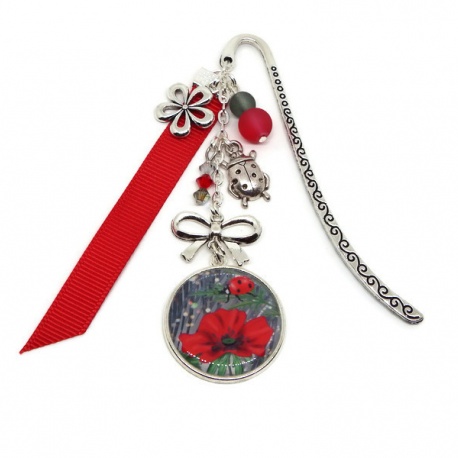 Marque-pages Coquelicot