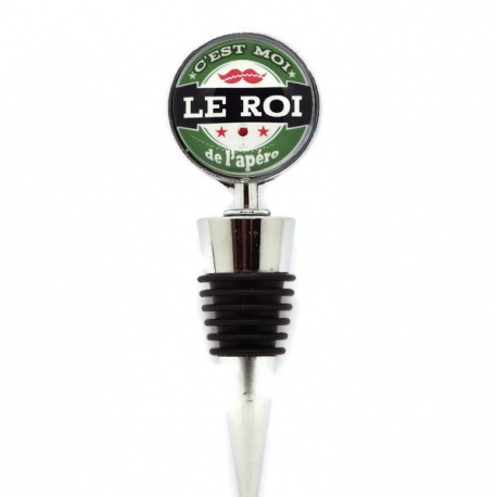 Bouchon de bouteille "C'est moi le roi de l'apéro"