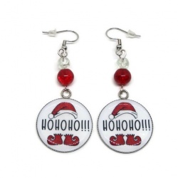 Boucle d'oreille noël "Hohoho !!"