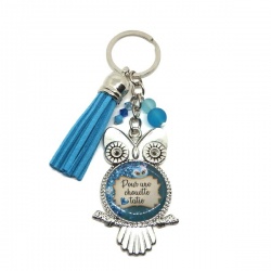 Porte clés "Pour une chouette tatie"