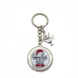 Porte clés "Joyeux noël à mon super maître"
