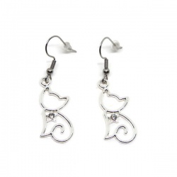 Boucle d'oreille CHAT
