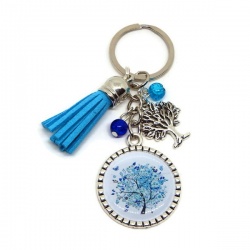 Porte clés ou bijou de sac Arbre de vie