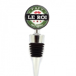 Bouchon de bouteille "Papy le roi de l'apéro"