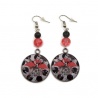 Boucles d'oreilles flamant rose