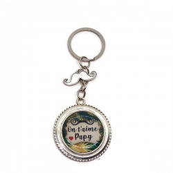 Porte clés "On t'aime papy"
