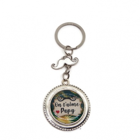 Porte clés "On t'aime papy"