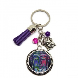Porte clés ou bijou de sac bouddha