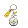 Porte clés future mamie "Bientôt mamie bébé t'aime déjà"