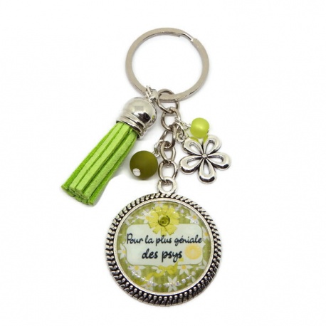 Porte clés "Pour la plus géniale des psys"