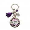 Porte clés "Une atsem trop géniale"
