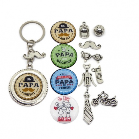 Porte clés PAPA modèle à personnaliser