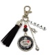 Porte clés ou bijou de sac "Je t'aime tata" personnalisable avec le prénom de votre choix