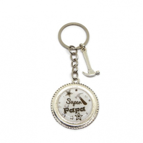 Porte clés "Super papa"
