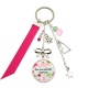 Porte clés ou bijou de sac "Pour une adorable maman"