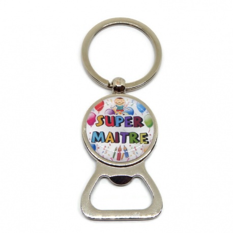 Porte clés décapsuleur "Super maître"