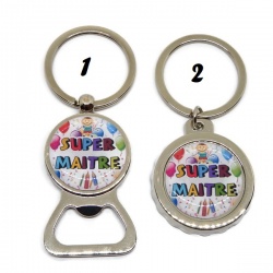 Porte clés décapsuleur "Super maître"