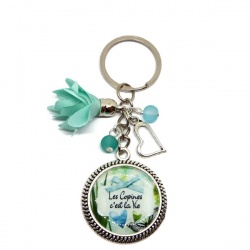 Porte clés "Les copines c'est la vie"