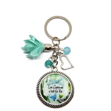 Porte clés "Les copines c'est la vie"
