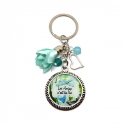 Porte clés "Les amies c'est la vie"