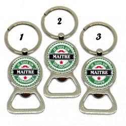 Porte clés décapsuleur "Maître"