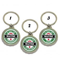 Porte clés décapsuleur "Maître"
