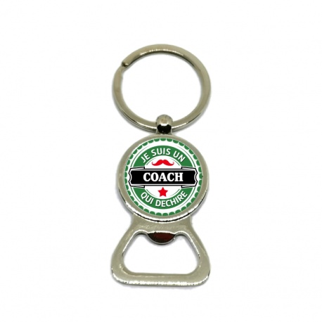 Porte clés décapsuleur "Coach", "Coach sportif", "Coach de judo"