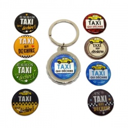 Porte clés décapsuleur TAXI modèle au choix